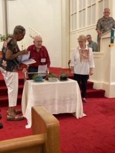 Pat Burke, Chair Deacons, Ed Tucker, Jane Prime